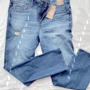Jcrew eco jeans summer weight denim